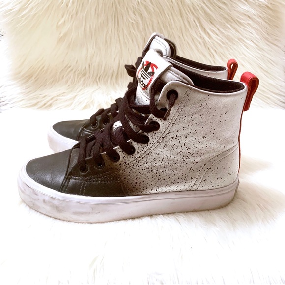 ❗️SOLD❗️adidas Limited Edition Leather High Tops - Picture 3 of 8